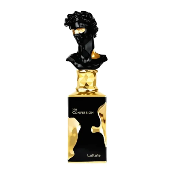 Lattafa His Confession Eau de Parfum Spray for Men 3.4 oz