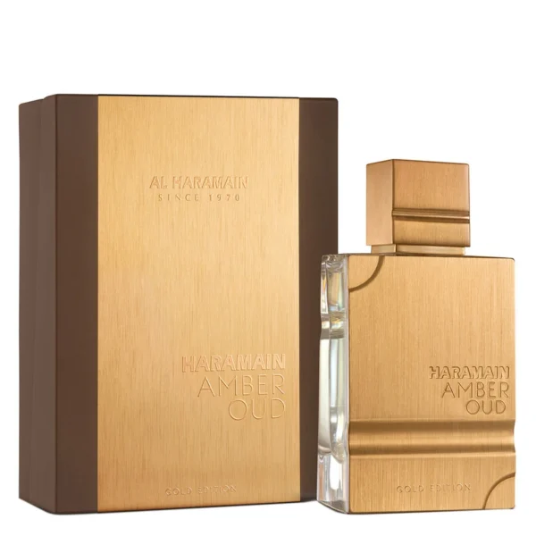 Haramain Amber Oud Gold Edition Eau de Parfum – Arabian Perfume for Women & Men 3.33 oz